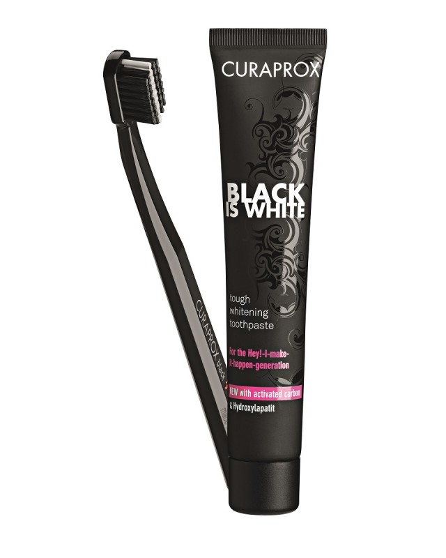 

Curaprox Black is White Is Dentifricio 90ml + Spazzolino Ultra Soft